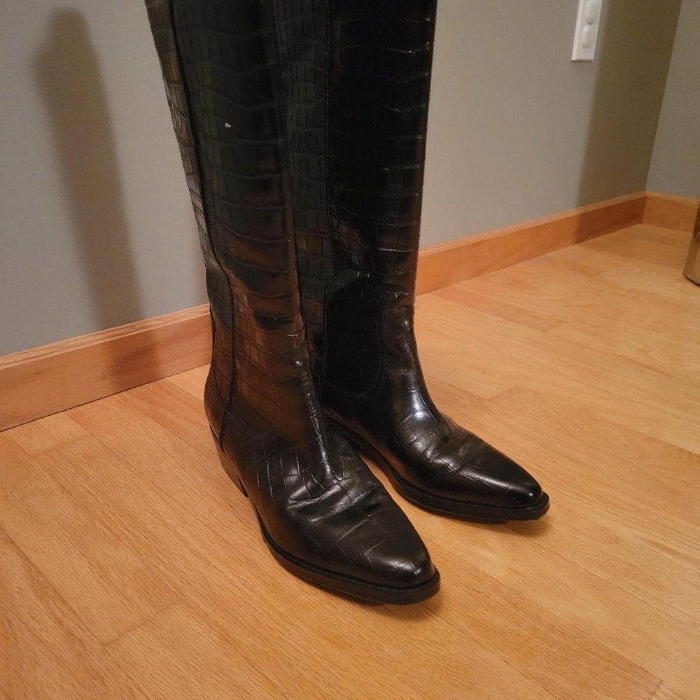 Marc Fisher Black Haze Boots